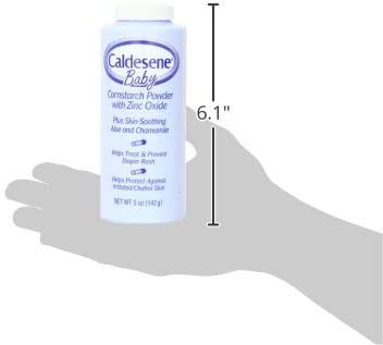Caldesene Baby Cornstarch Powder With Zinc Oxide 5 oz (Pack of 2) (additional view 3)