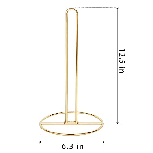 OBODING Paper Towel Holder Countertop - Gold view 5