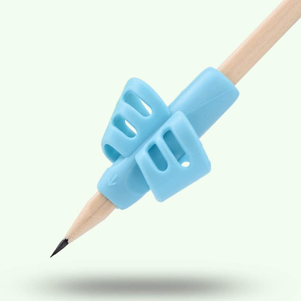JuneLsy Pencil Grips Pencils Grips for Kids Handwriting Posture Correction Training Writing AIDS for Kids Toddler (Pack of 18)