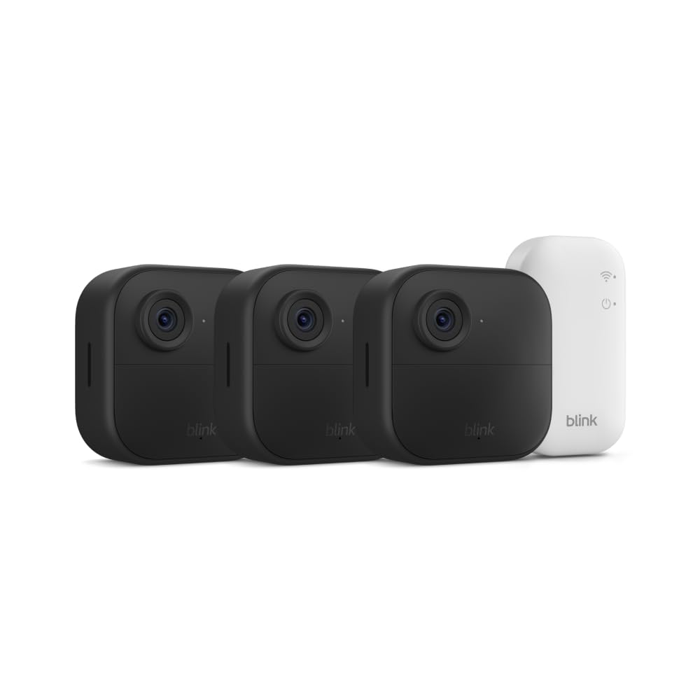 Blink Outdoor 4 – Wireless smart security camera, two-year battery life, 1080p HD day and