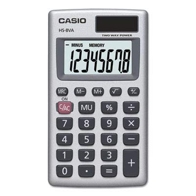 Casio HS-8VA Mini 6-Function Calculator