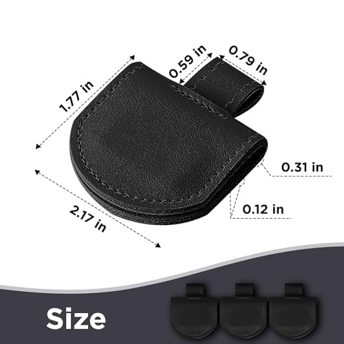 SESENSE Magnetic Bookmarks Pen Holder for Travelers Journal Notebook - Black 3 Pcs / Standard Size view 5