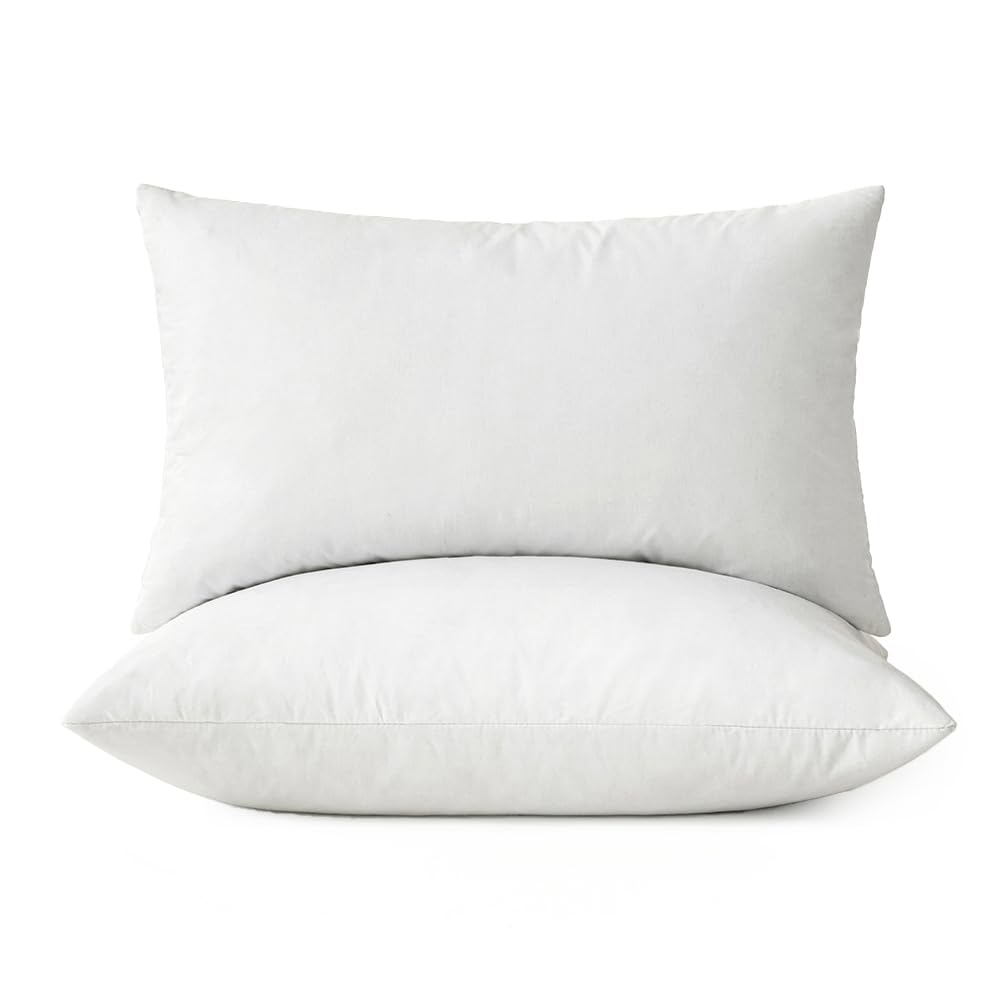 MIULEE Pillow Inserts - 2 / 12x20 Inch
