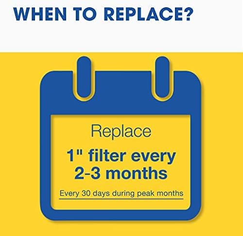 Aerostar Air Filter 16x25x1 MERV 11 AC Filter, HVAC, Furnace Filter, – 6 Pack