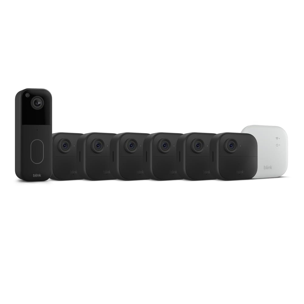 Blink Video Doorbell + Outdoor 4 XR – Wireless smart security cameras, two-year battery life, go up to 400 feet from
