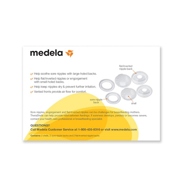 Medela TheraShells Breast Shells for Inverted Nipples | 2 Ct (additional view 2)