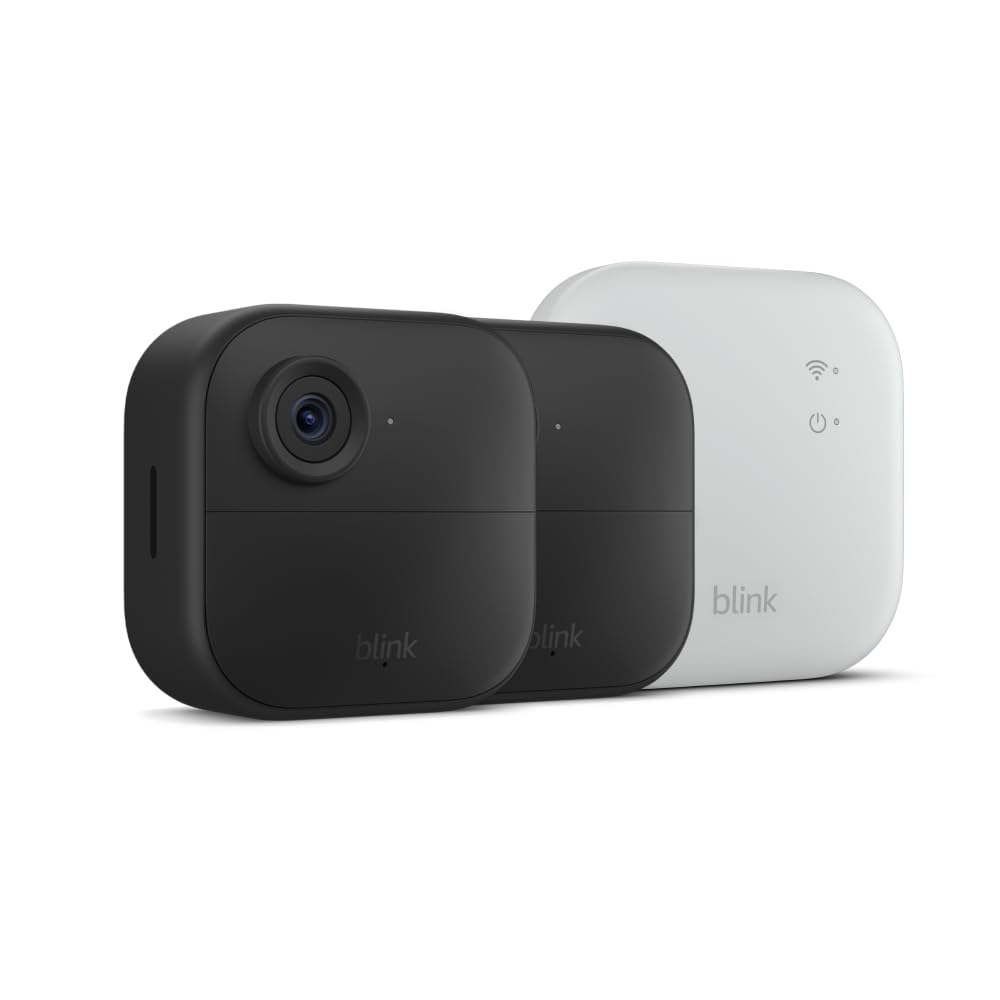 Blink Outdoor 4 XR + 1-Year Plus plan - Wireless smart security camera, two-year battery