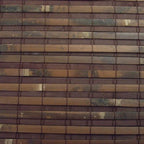 Cordless Woven Wood Roman Shades