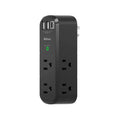 Outlet Extender with Rotating Plug - Black
