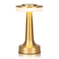 JHPGEOE Cordless Metal Desk Lamp - Champagne Gold