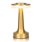 JHPGEOE Cordless Metal Desk Lamp - Champagne Gold