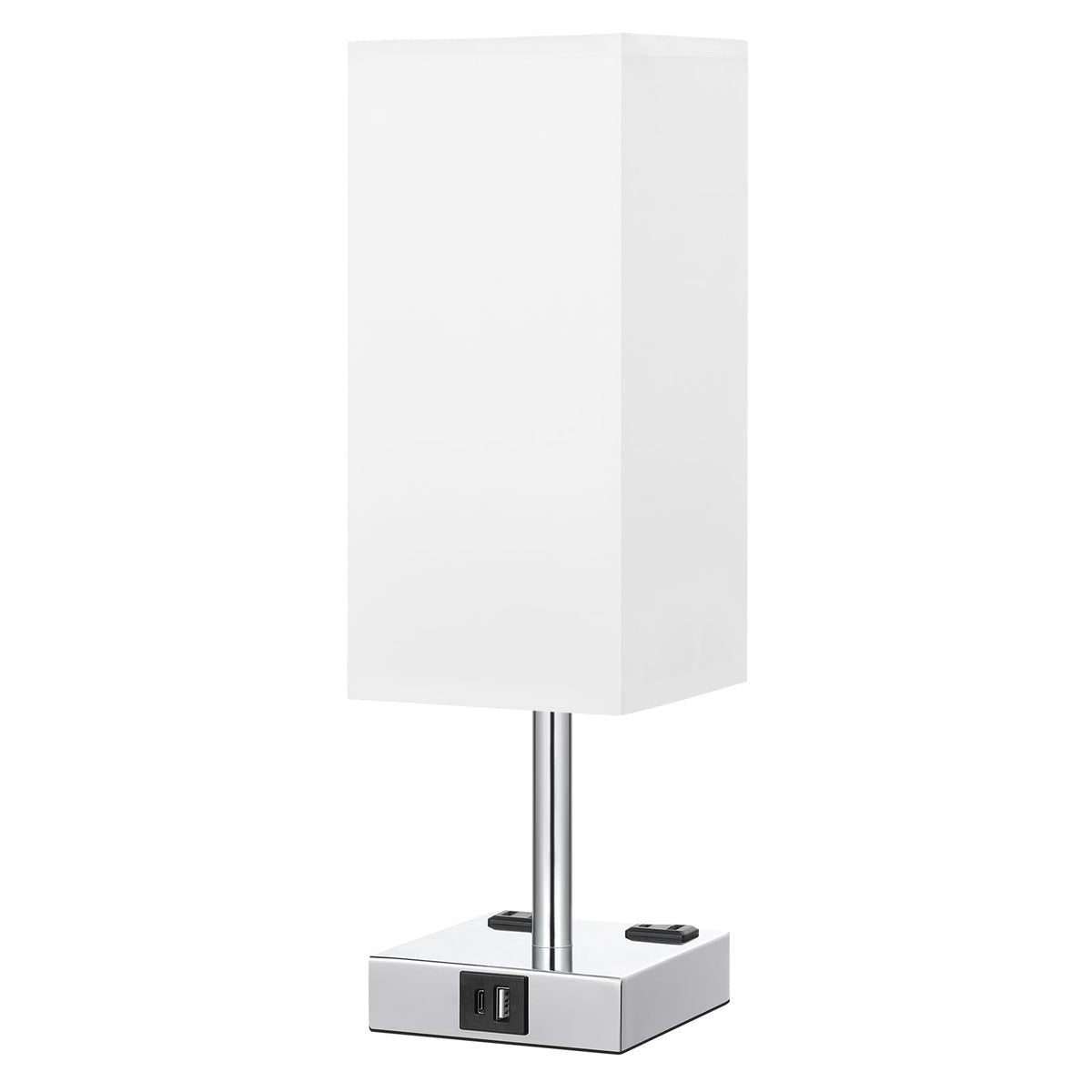 aooshine Bedside Table Lamp Touch Control - White & Silver 1 / 14.0in view 7