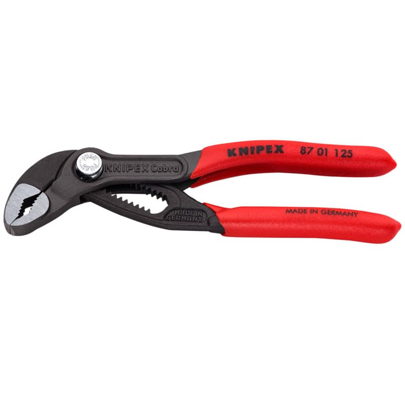 KNIPEX 87 01 125, 5 in. Cobra Water Pump Pliers, Capacity 1-1/16 in.