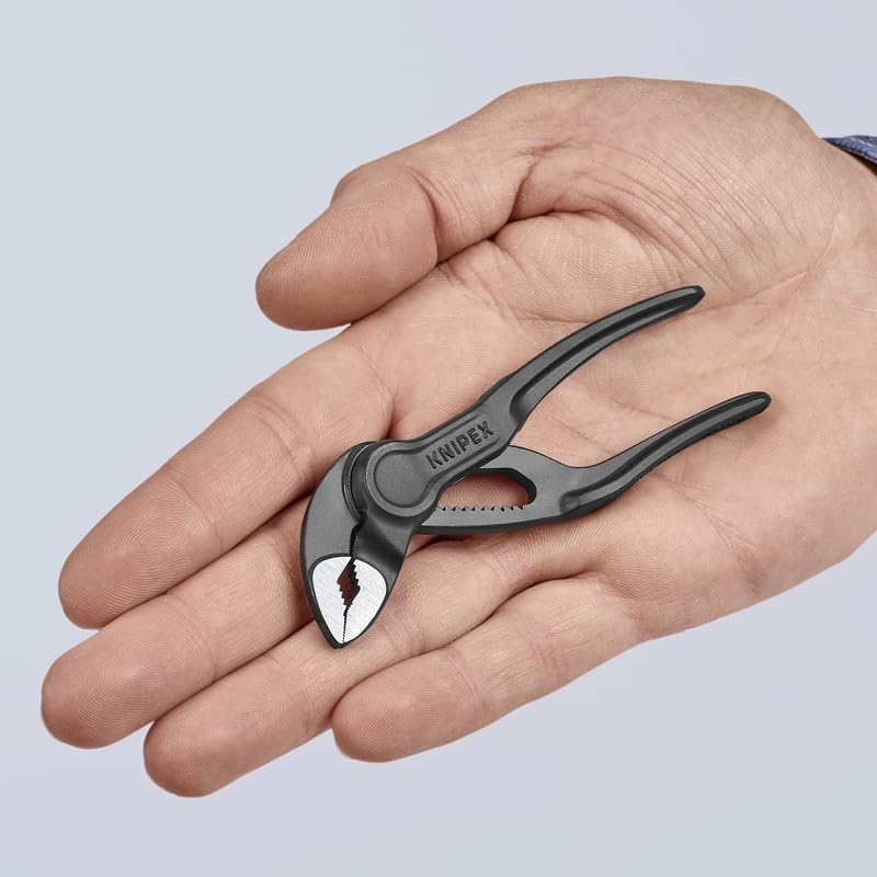 KNIPEX 87 00 100, 4 in. Cobra XS Water Pump Pliers, Capacity 1 in.