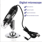 Luejnbogty 1600X Digital Microscope Camera 3In1 USB Portable Elec Microscope for Soldering LED Magnifier for Cell Phone