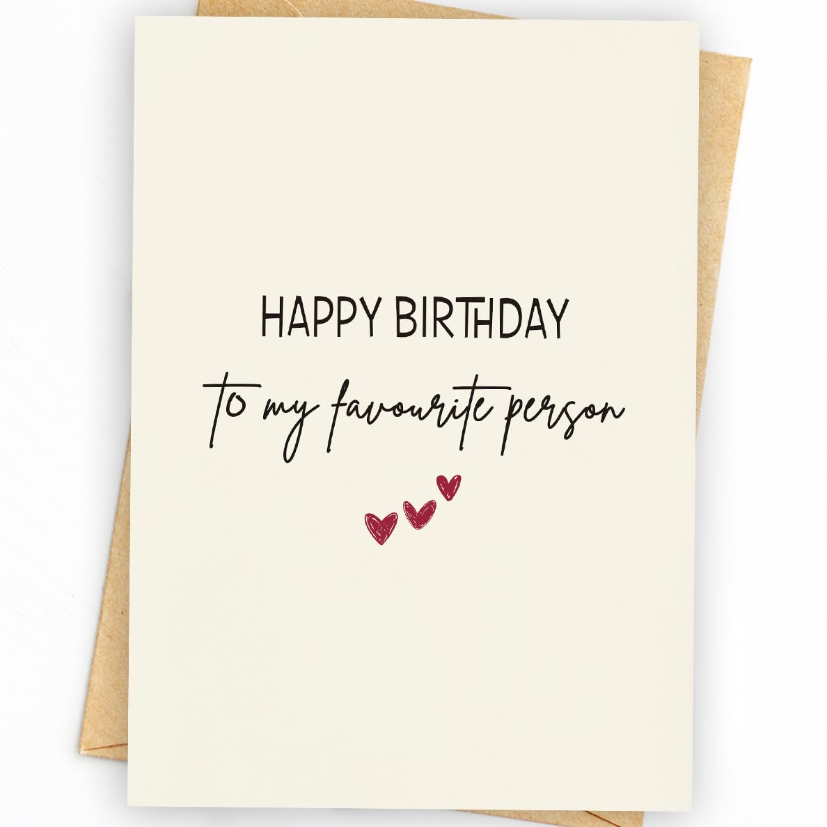 WowBefun Birthday Card for Husband, Boyfriend, Men, Him - L Style