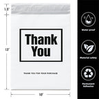 POLYSELLS Poly Mailers - white / 10"x13" 100 PCS view 1
