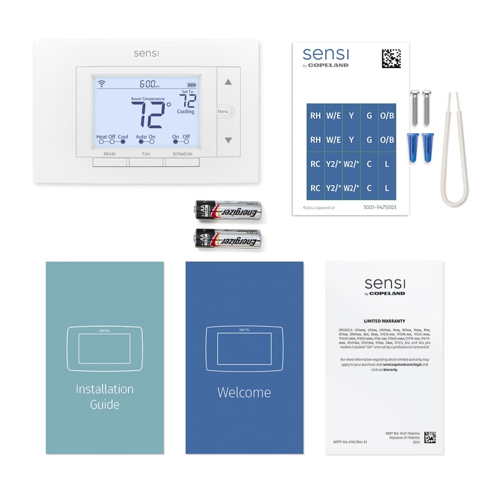Sensi Smart Thermostat, Wi-Fi, DIY, Alexa, Energy Star Certified, ST55 (additional view 3)