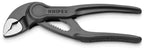 KNIPEX 87 00 100, 4 in. Cobra XS Water Pump Pliers, Capacity 1 in.