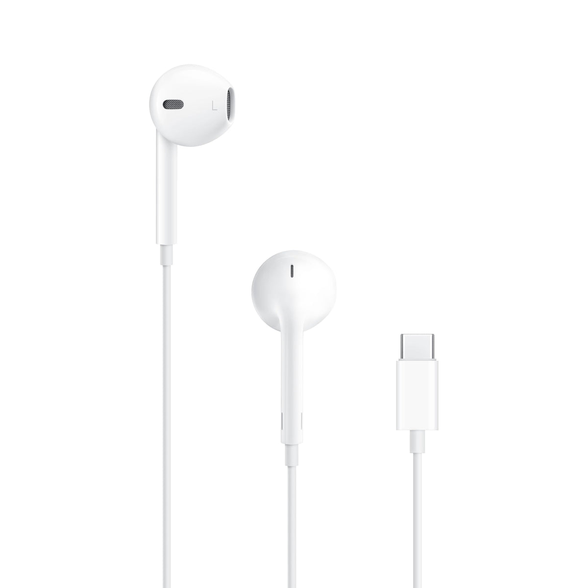 Apple EarPods Headphones with USB-C Plug, Wired Ear Buds with Built-in Remote to Control