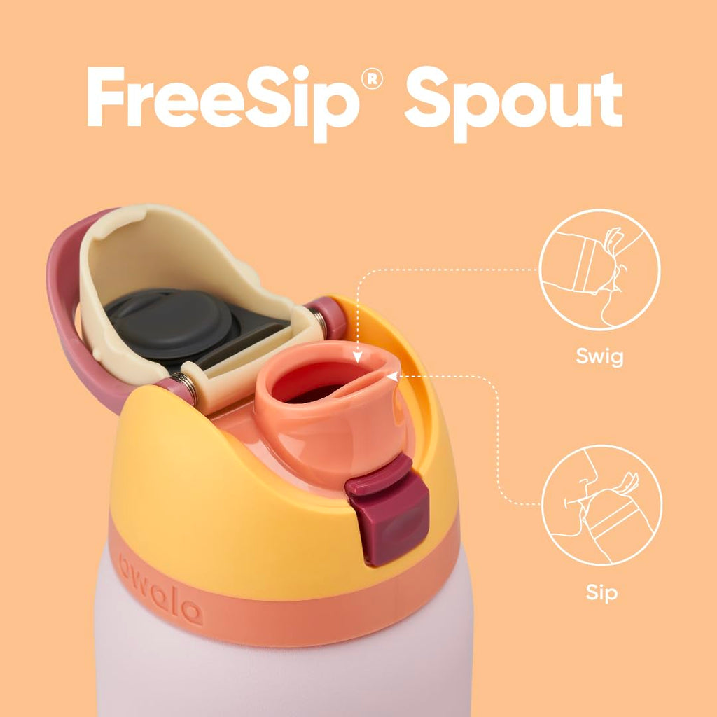 Owala FreeSip Stainless Steel Water Bottle 24 oz Candy Store (C06160)