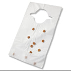 Lonesa Adult Plastic Disposable Crumb Catcher Bibs (30)
