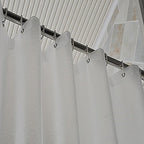 AooHome 72x96 Inch Extra Long Shower Curtain, Eva Frosted Shower Curtain Liner with 5 (additional view 3)