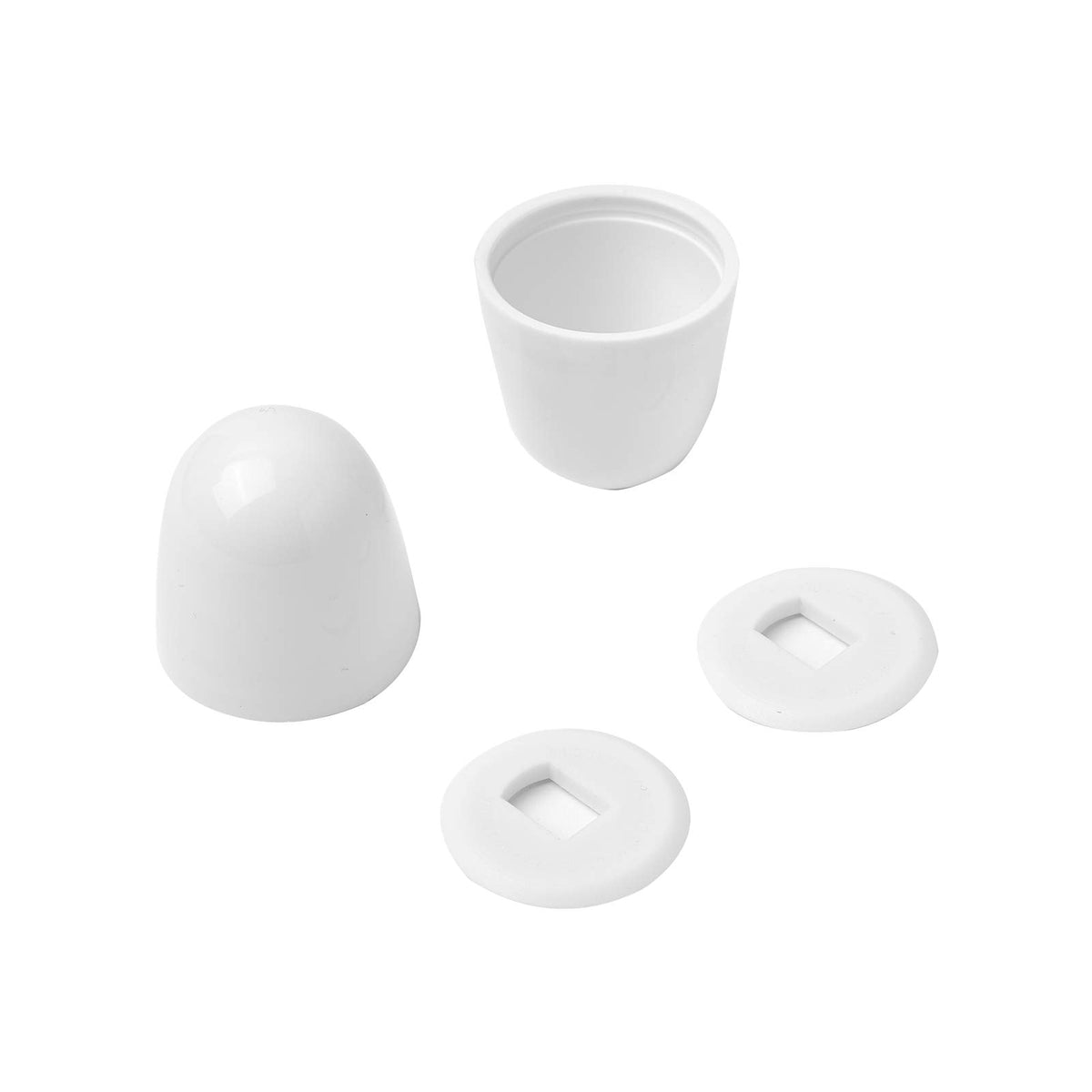 4Packs Universal Toilet Bolt Caps, Round Plastic Push-On Toilet Bowl Bolt Caps Covers (additional view 3)