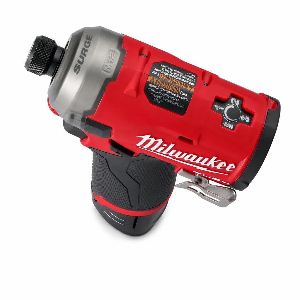 Milwaukee M12 Fuel Surge 1/4 in. Hex Hydraulic Driver 2 Battery Kit
