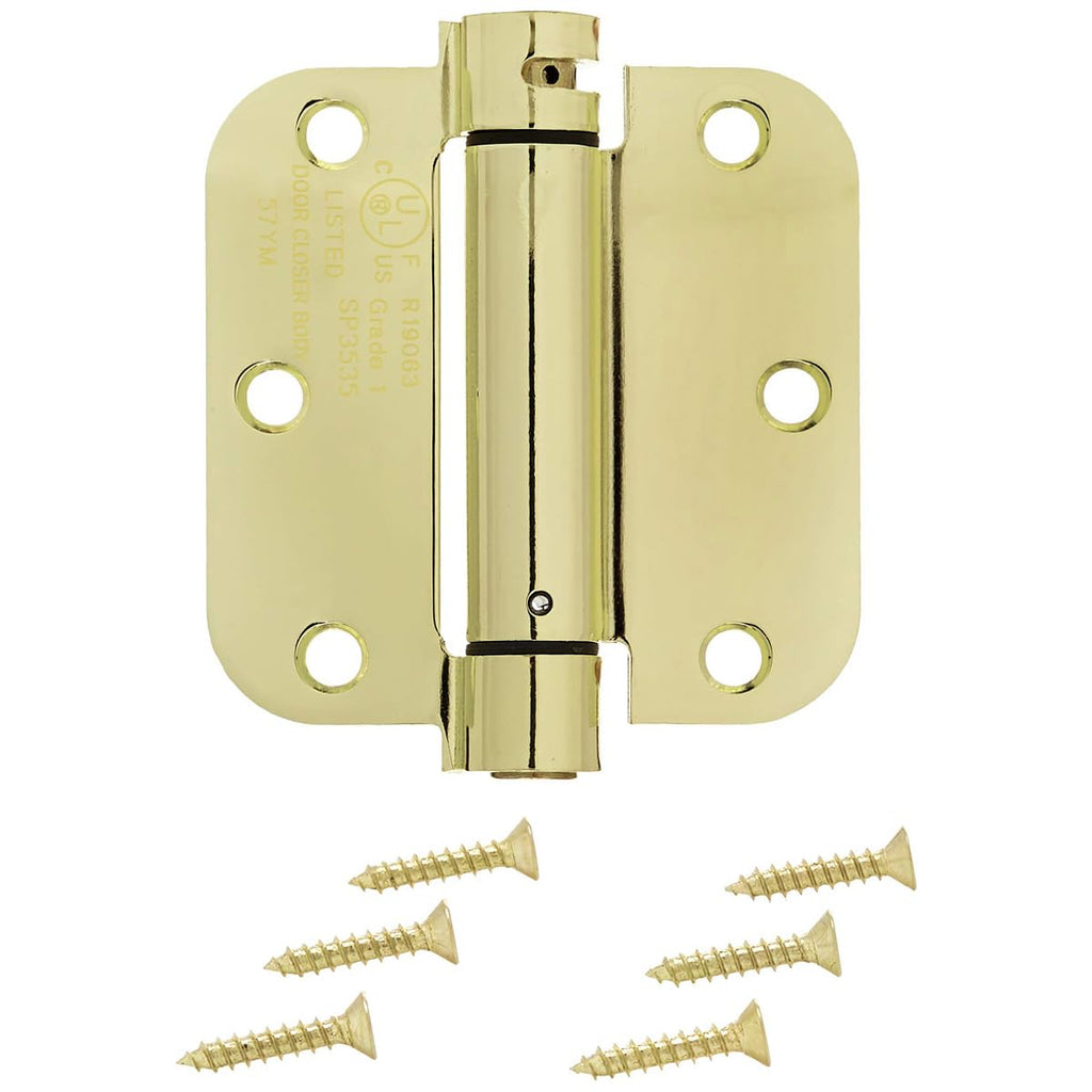 Amazon Basics Self-Closing Door Hinge, 3.5 Inch x 3.5 Inch