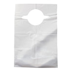 Lonesa Adult Plastic Disposable Crumb Catcher Bibs (30) (additional view 2)
