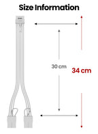 Fasgear PCI-e 5.1 Extension Cable - White view 6