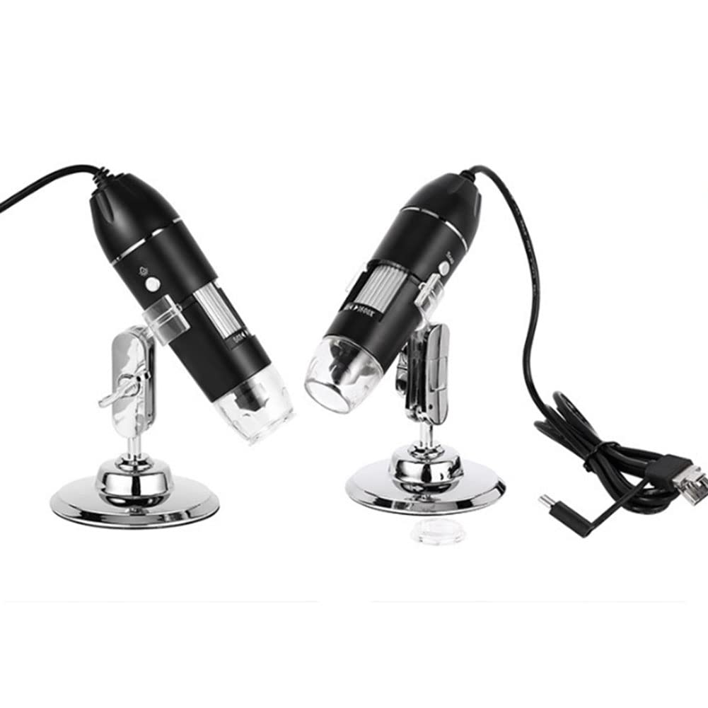 Luejnbogty 1600X Digital Microscope Camera 3In1 USB Portable Elec Microscope for Soldering LED Magnifier for Cell Phone