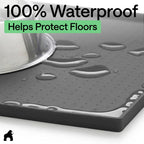 GORILLA GRIP Dog Food Mat, 100% Waterproof Silicone