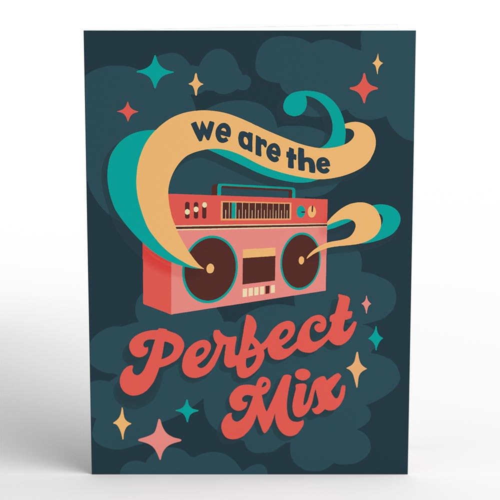 Lovepop The Perfect Mixtape Pop-Up Birthday & Anniversary Card (LP5147)