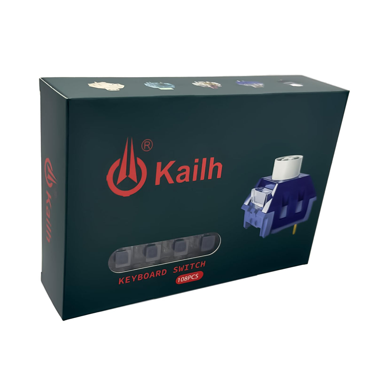 Kailh Box Mechanical Keyboard Switches - Black / 108pcs view 7