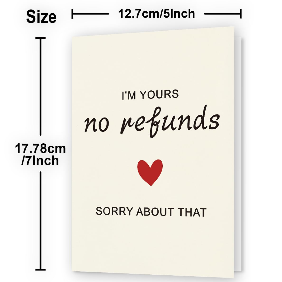 WowBefun Valentine Day Gifts & Card | Anniversary Card to Husband | Funny Anniversary Card & Gifts for Women, Men, Husband, Wife, Him