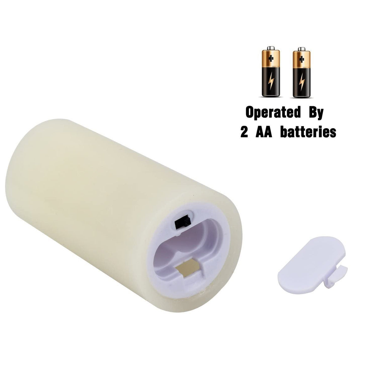antizer Flameless Candles - Ivory - 2.2"D x 9 Pack view 5