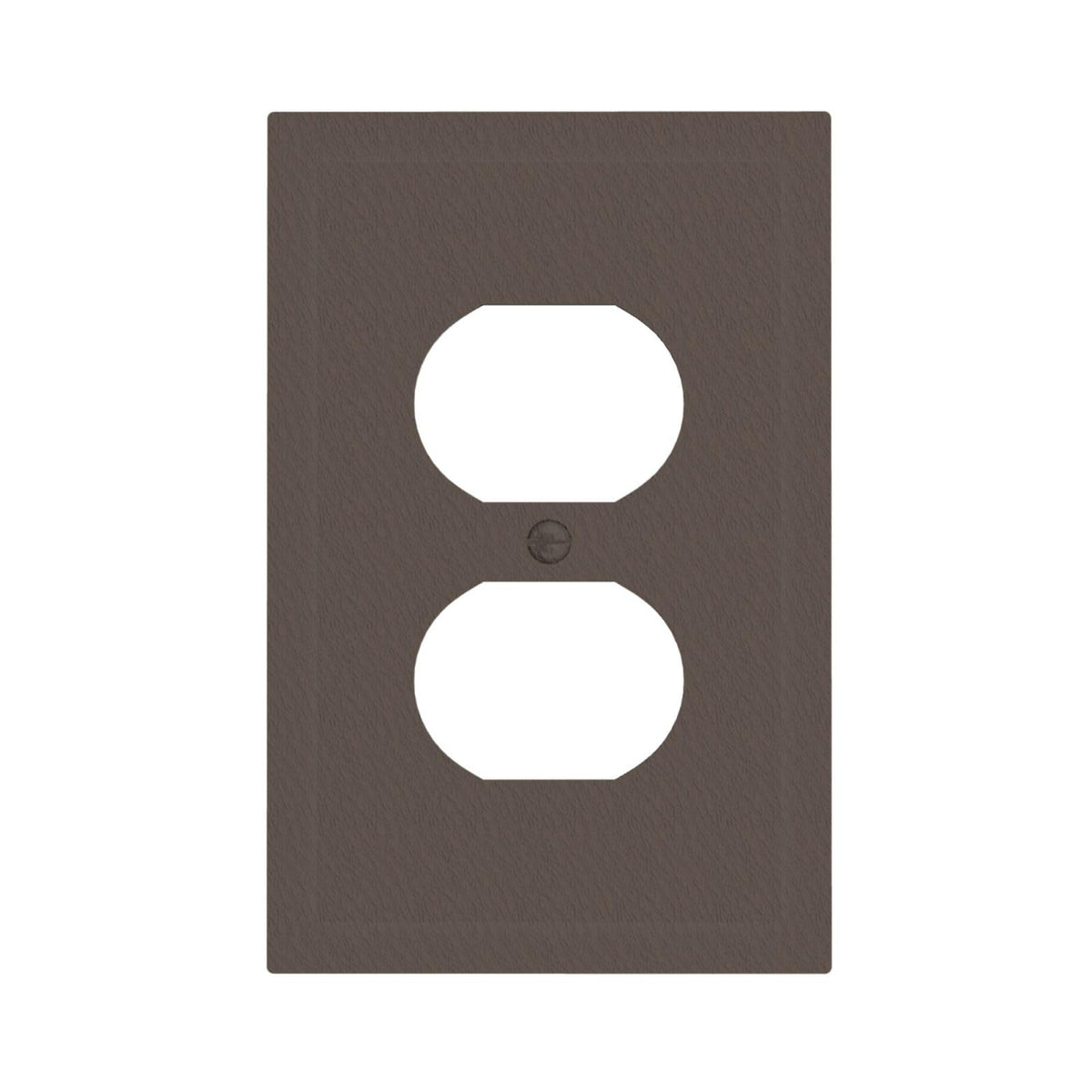 JKJDUA Decorative Wall Plate Outlet Covers Light Switch Covers - Dark Taupe / 1 Gang Duplex/5x3 IN