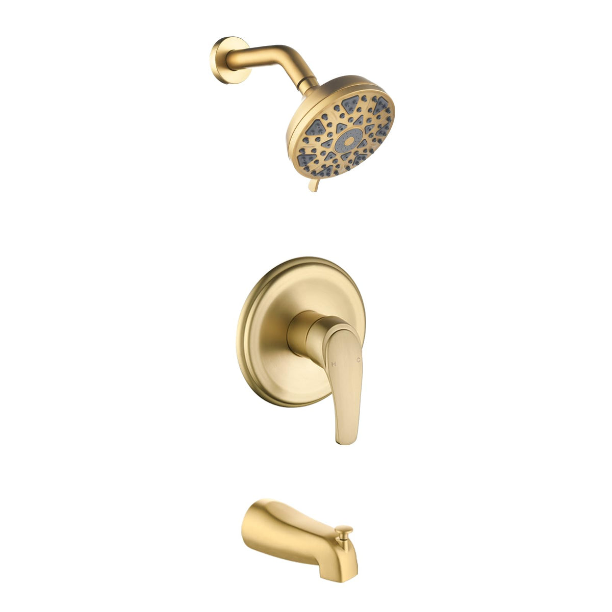DIFEINI Tub Shower Faucet Combo Set Bathtub Faucet Set Shower System with Tub Spout Shower Tub Kit Shower Valve and