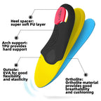 VALSOLE Heavy Duty Support Pain Relief Orthotics - 220+ lbs Plantar Fasciitis High Arch Support Insoles for Men Women
