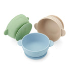 PandaEar 3 Pack Baby Bowls with Suction