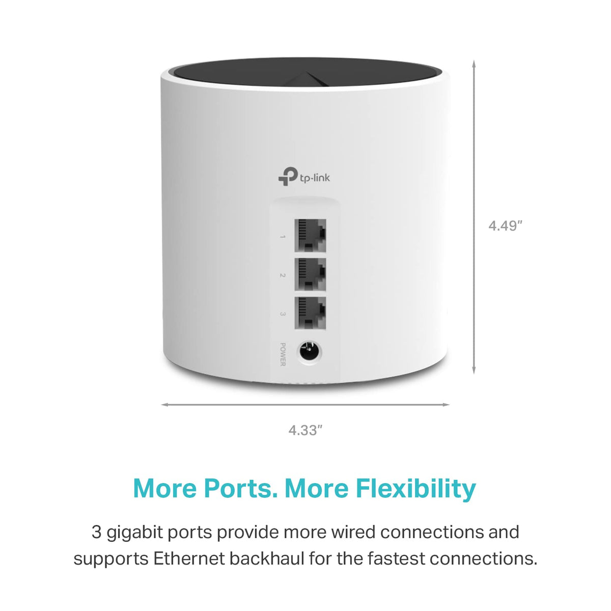 TP-Link Deco Mesh Wi-Fi System - 1 Pack / Wi-Fi 6 Indoor view 3