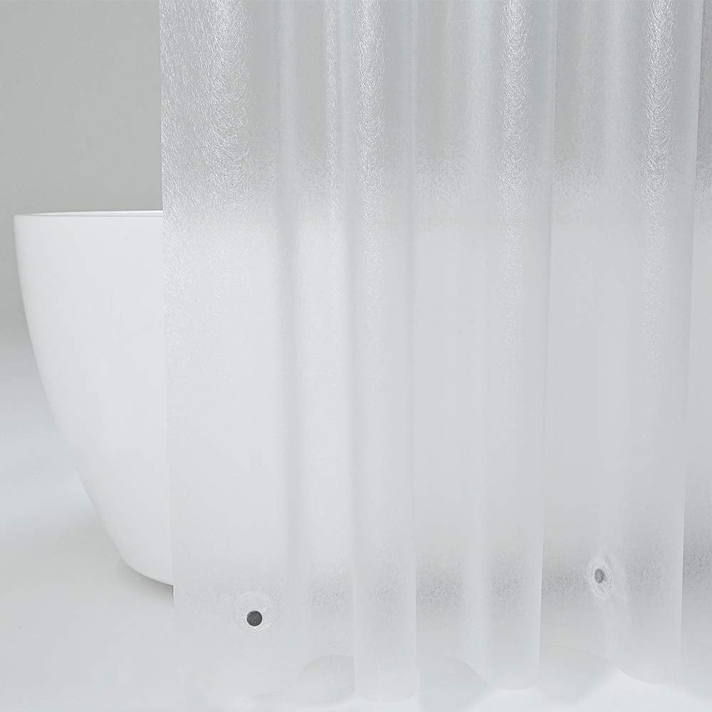 AooHome 72x96 Inch Extra Long Shower Curtain, Eva Frosted Shower Curtain Liner with 5 (additional view 4)