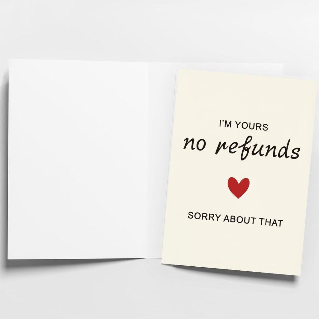 WowBefun Valentine Day Gifts & Card | Anniversary Card to Husband | Funny Anniversary Card & Gifts for Women, Men, Husband, Wife, Him