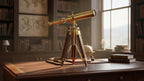 Vintage Brass Nautical Telescope on Tripod Stand Desktop Telescope Outdoor Adventures (additional view 6)