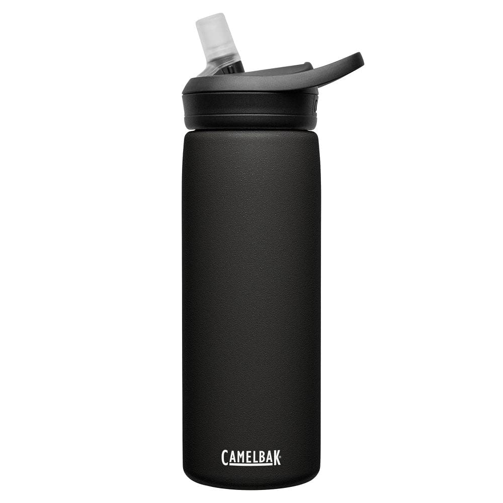 CamelBak Eddy+ Insulated Stainless Steel Water Bottle with Bite Valve Straw - Black / 20 Ounces
