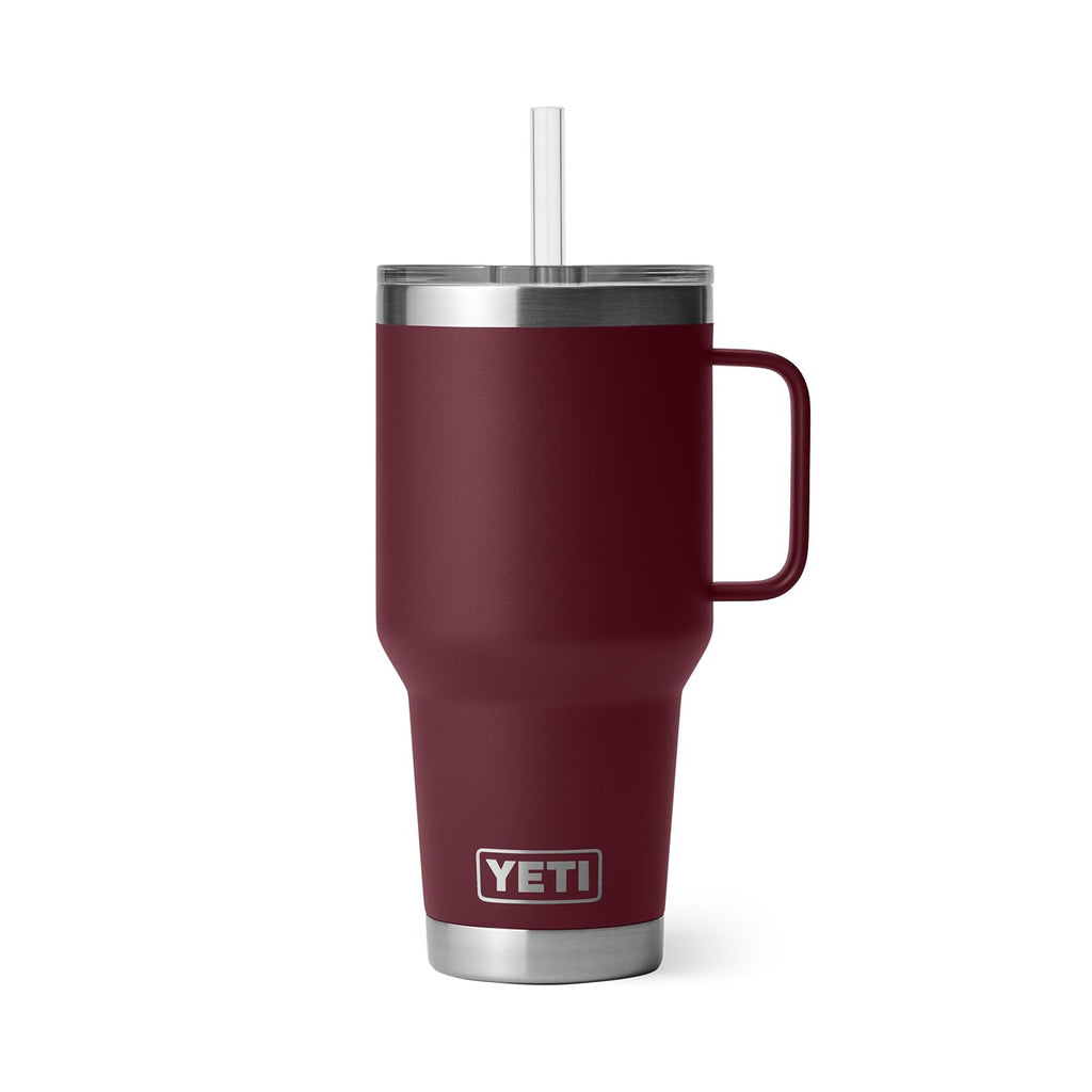 YETI Rambler 35 oz Straw Mug, Wild Vine Red (additional view 6)