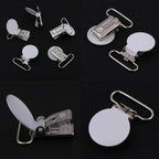 25mm Round Pacifier Clips, Suspender Snaps, DIY Clothes Accessories, for Making Pacifier (additional view 6)
