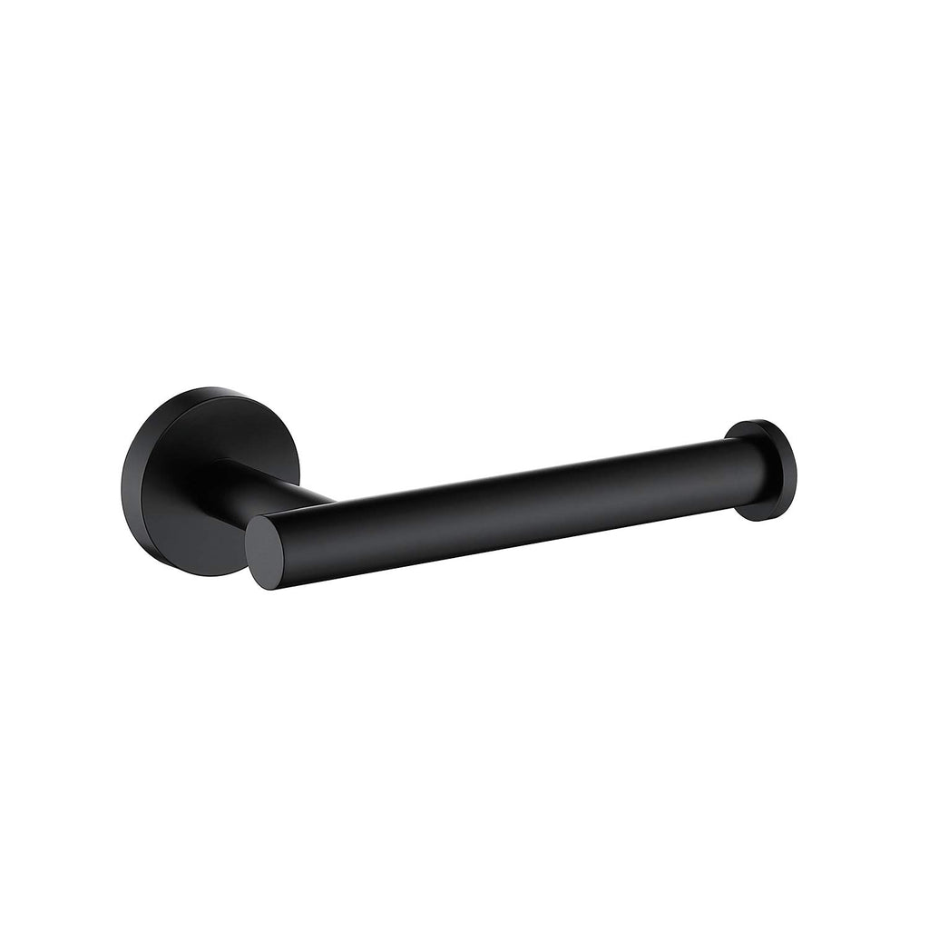 TASTOS Toilet Paper Holder SUS304 Stainless Steel Round - Matte Black / 1